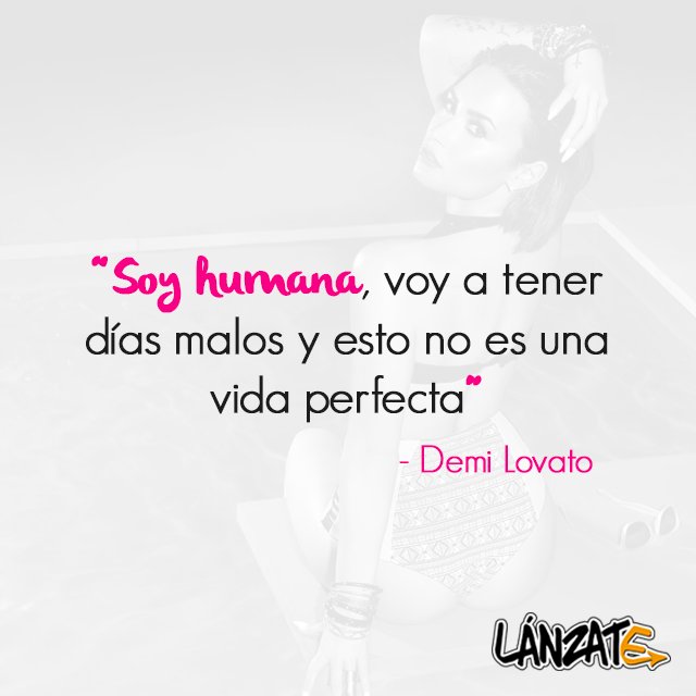 lanzate's tweet photo. ¡La #vida no viene con instrucciones!

#DemiLovato https://t.co/MOE7sNQHXg