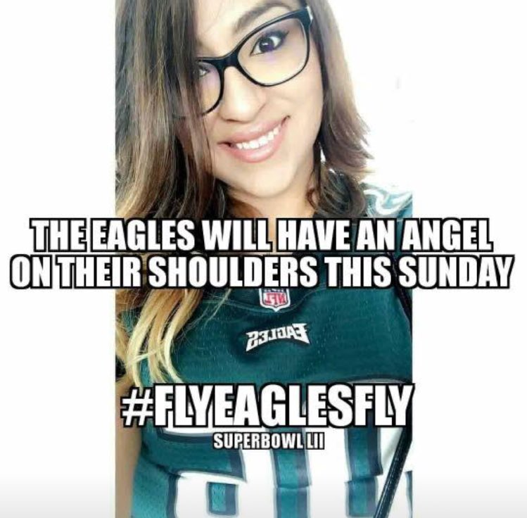 highnessyy's tweet photo. We miss you but I know youโre here watching with us. Fly Eagles Fly ๐ฆ
#flyanglefly #melissaramirez #flyeaglesfly #route91harvest #prayforlasvegas https://t.co/oP1RcukbIn