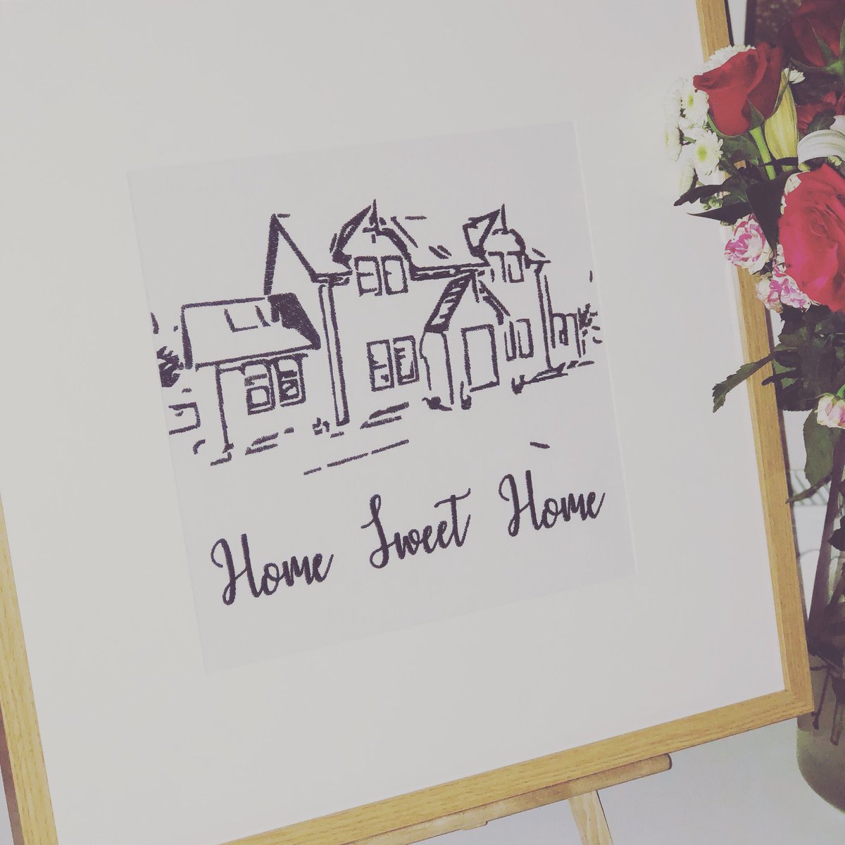 Loving how this stitched out today! Want your own picture designed and turned into embroidery? This was all done from a picture of the clients house! Made a great new home addition to the owners, contact me to get yours designed #home