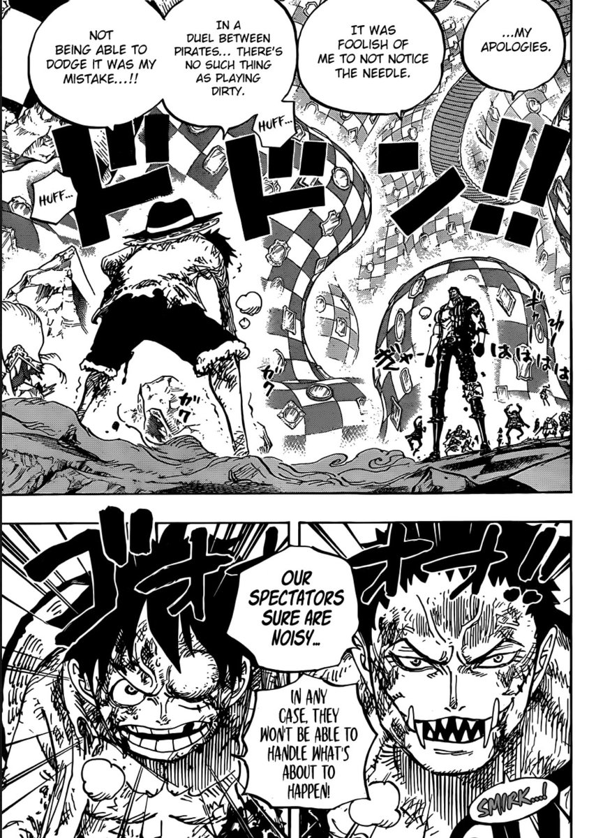 Brothere ワンピース Onepiece Ch 3 Katakuri Boding A Weakened Luffy He S Content Luffy Is Not At His Best Luffy Reminisces His Training With Rayleigh Flambe Interfere Again And Pisses