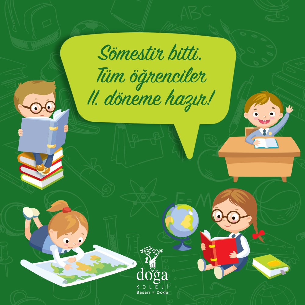 II. eğitim döneminde tüm öğrenci ve öğretmenlere başarılar dileriz.