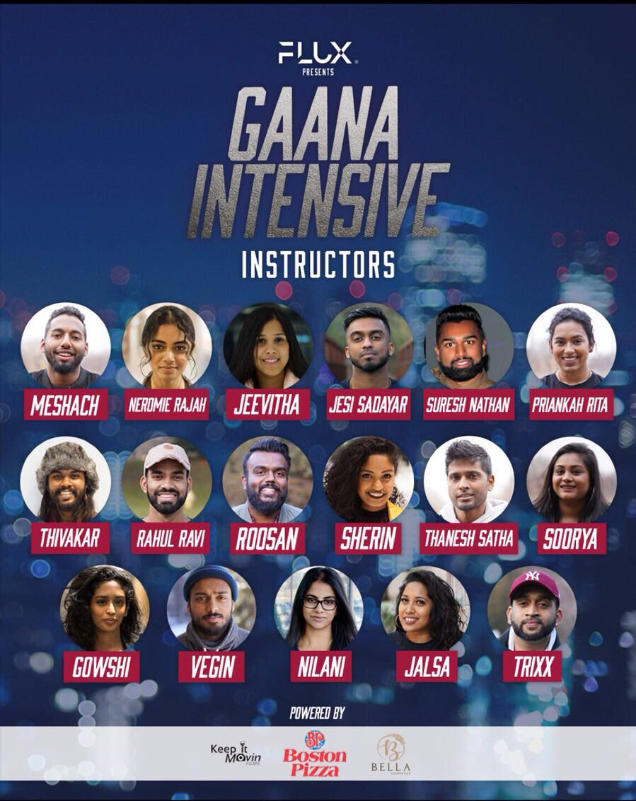 flux_to's tweet image. Toronto, here are your credited instructors! They’ll be teaching a wide variety of gaana styles to all sorts of gaana music. Here’s to a fun, safe learning platform taught by some of city’s best! 

#Gaana #Tamil #TamilDance #Dance #DanceToronto #FluxGaaaIntensive #FluxWorkshops