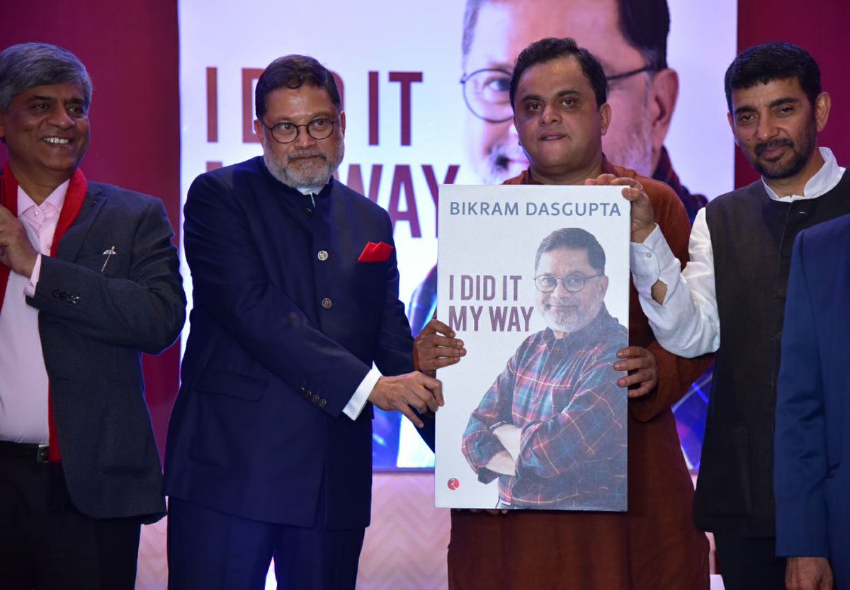 Rupa_Books's tweet photo. The launch of Bikram Dasgupta's #IDidItMyWay—the untold story of the IT revolution in India from a pioneer. Order your copy of @IDidItMyWayBook here: https://t.co/F21Lk8ra7C https://t.co/yIOoADmOsX