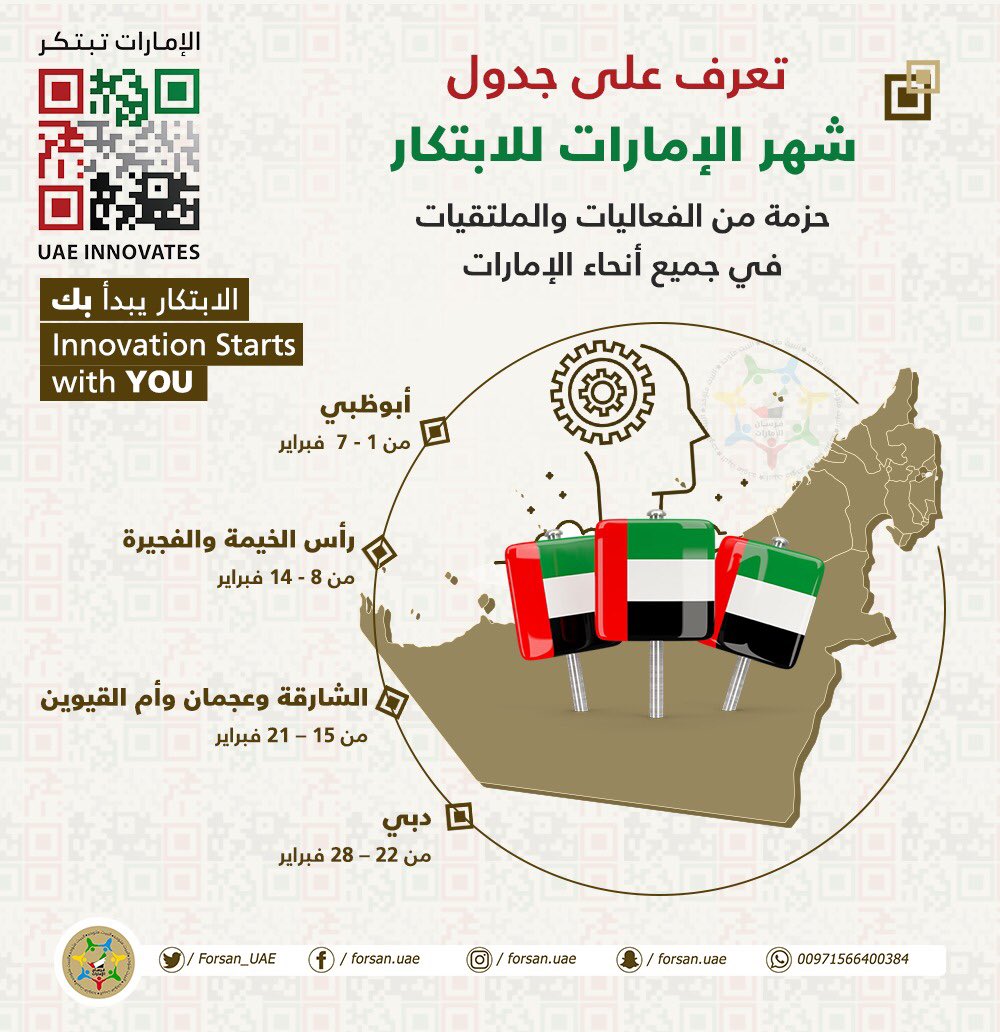 AradaLiving's tweet photo. Following the success of UAE Innovation Week 2015 and 2016, @uae_innovates has been announced. Check out #Sharjah's workshops! https://t.co/RRDQHU1VbR
#UAE_Innovates https://t.co/vvj5M0E3V8