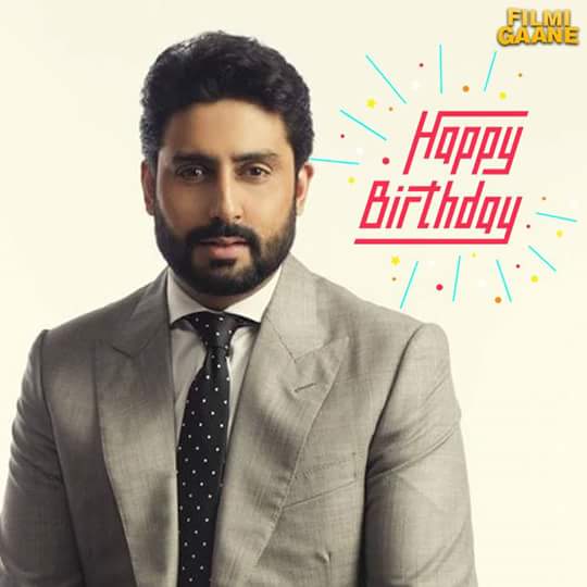Wishing the super charming and super talented - Abhishek Bachchan a very Happy Birthday! Sir 