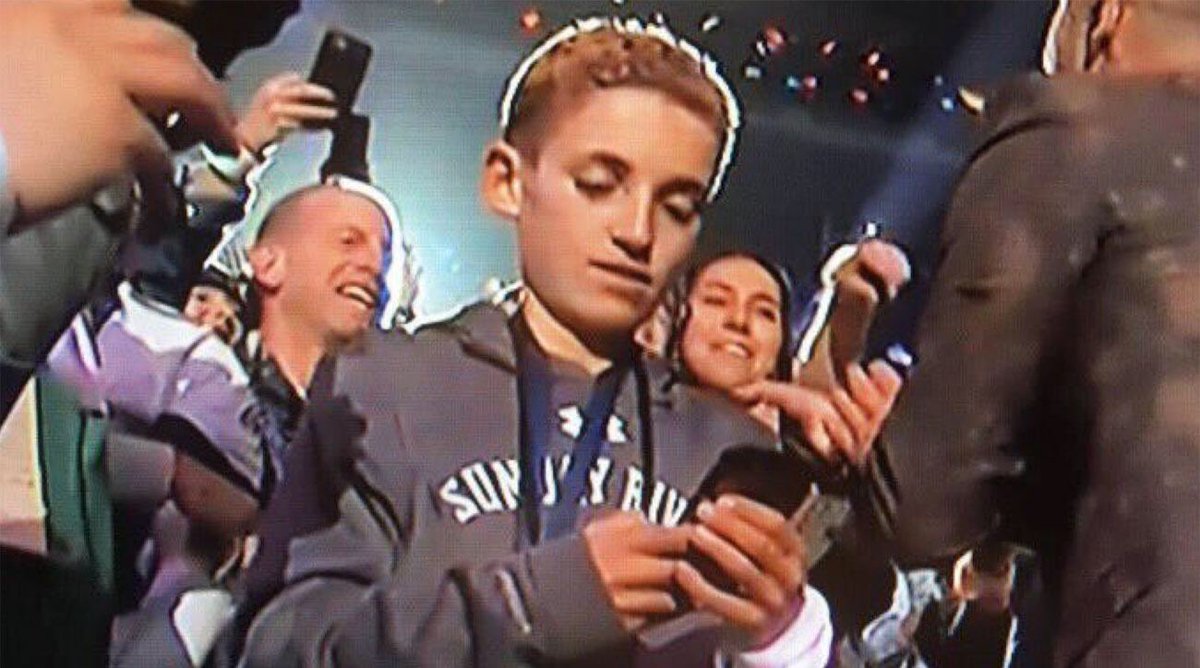 srustudents's tweet photo. #halftimekid coming to @slipperyrockU in 2024?! https://t.co/iWVOFXShvL