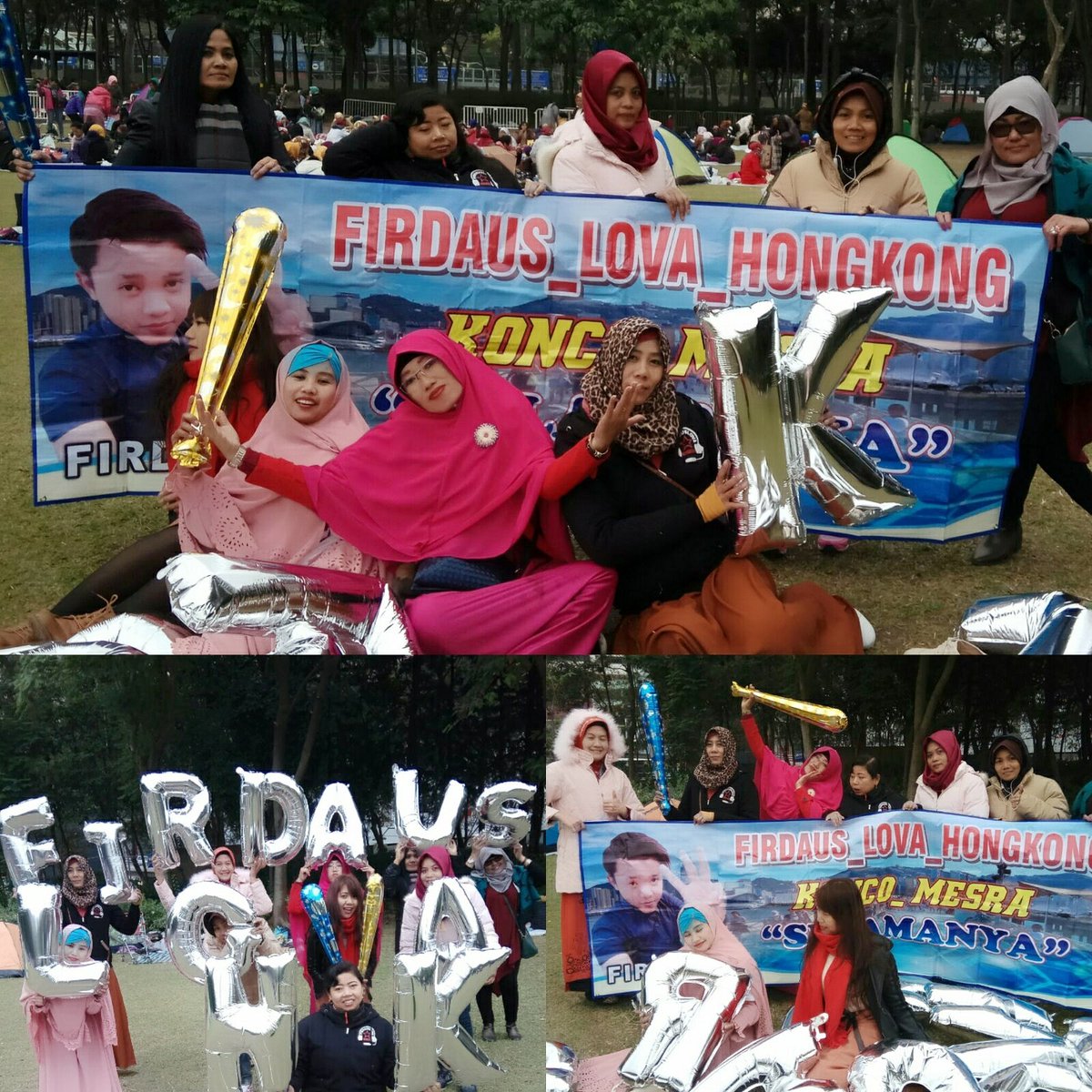 ChelseaAzzahra3's tweet photo. FiRDAUSLOVA HONGKONG
           and
DANANGISME HONGKONG
Moga kekompakan kita makin solid
&amp;tetep erat menjalin tali persaudara'an "AMIN" https://t.co/6U6yn0u558