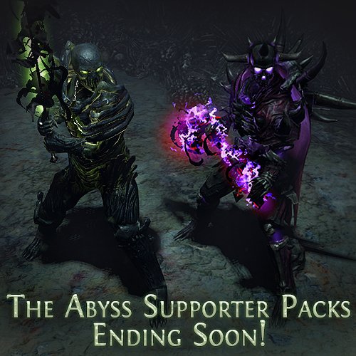 Path Of Exile On Twitter The Abyss Supporter Packs Ending Soon Https T Co 0mqaukkgfp Poe 3.1 raider ice shot abyss league t6 atoll abyssal depths. abyss supporter packs ending soon
