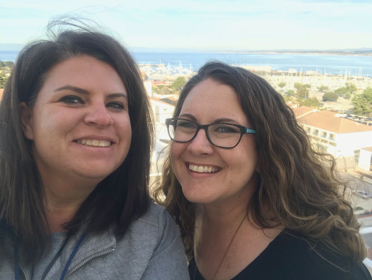 dunroe_erin's tweet photo. So glad I got to talk to @ColleenCLS IRL. She did so much for the participants, speakers and presenters of #CLStech18 and we are all grateful! https://t.co/dbLcXccSHg