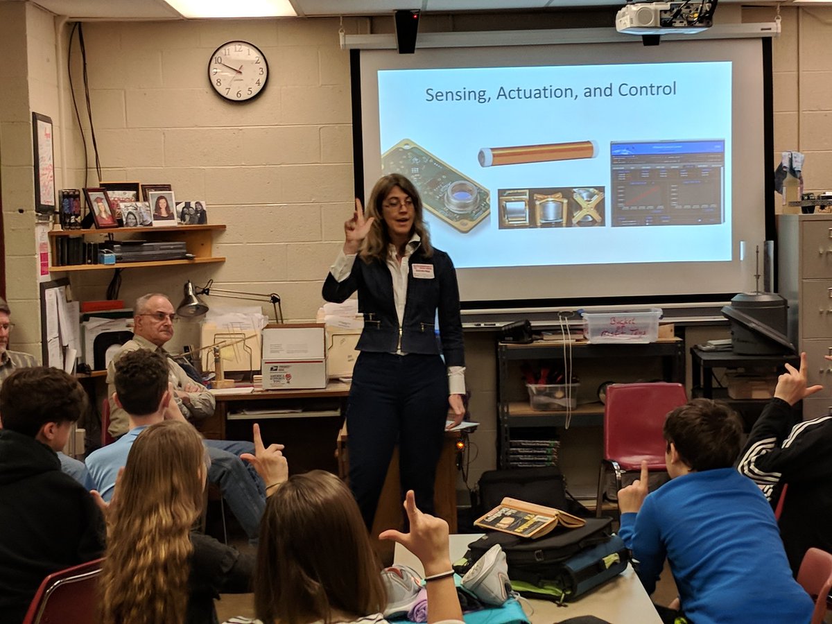 Robertsville Middle RamSat mentors spent Thursday morning introducing future lessons to their students. <a href="/ORSchools/">Oak Ridge Schools</a> <a href="/orpsef/">ORPS Ed. Foundation</a> <a href="/Blaze3364/">David Scott</a> <a href="/ChildressTonya/">Dr Tonya Vandergriff Childress</a> <a href="/ORNL/">Oak Ridge Lab</a> <a href="/y12nsc/">Y-12 NSC</a>