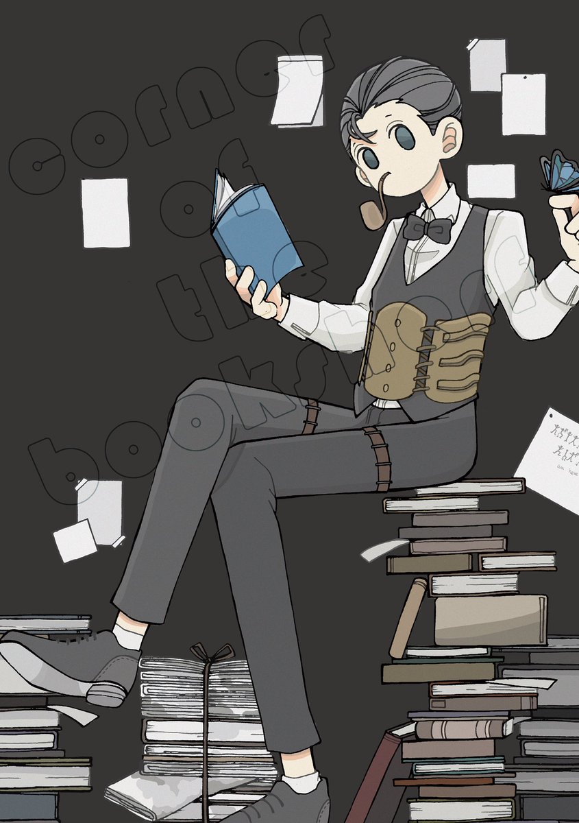 表紙(仮)
ドイル組2人の原典イラスト、本組とマザーグース を絡めたイラスト本になる予定です??
漫画は5月に...‼︎ 