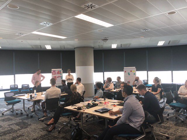 HannahLock5's tweet photo. Learning all things customer and the important role of #socialmedia in the customer experience journey #CXtraining @kpmgaucareers https://t.co/2WIjpu5sst