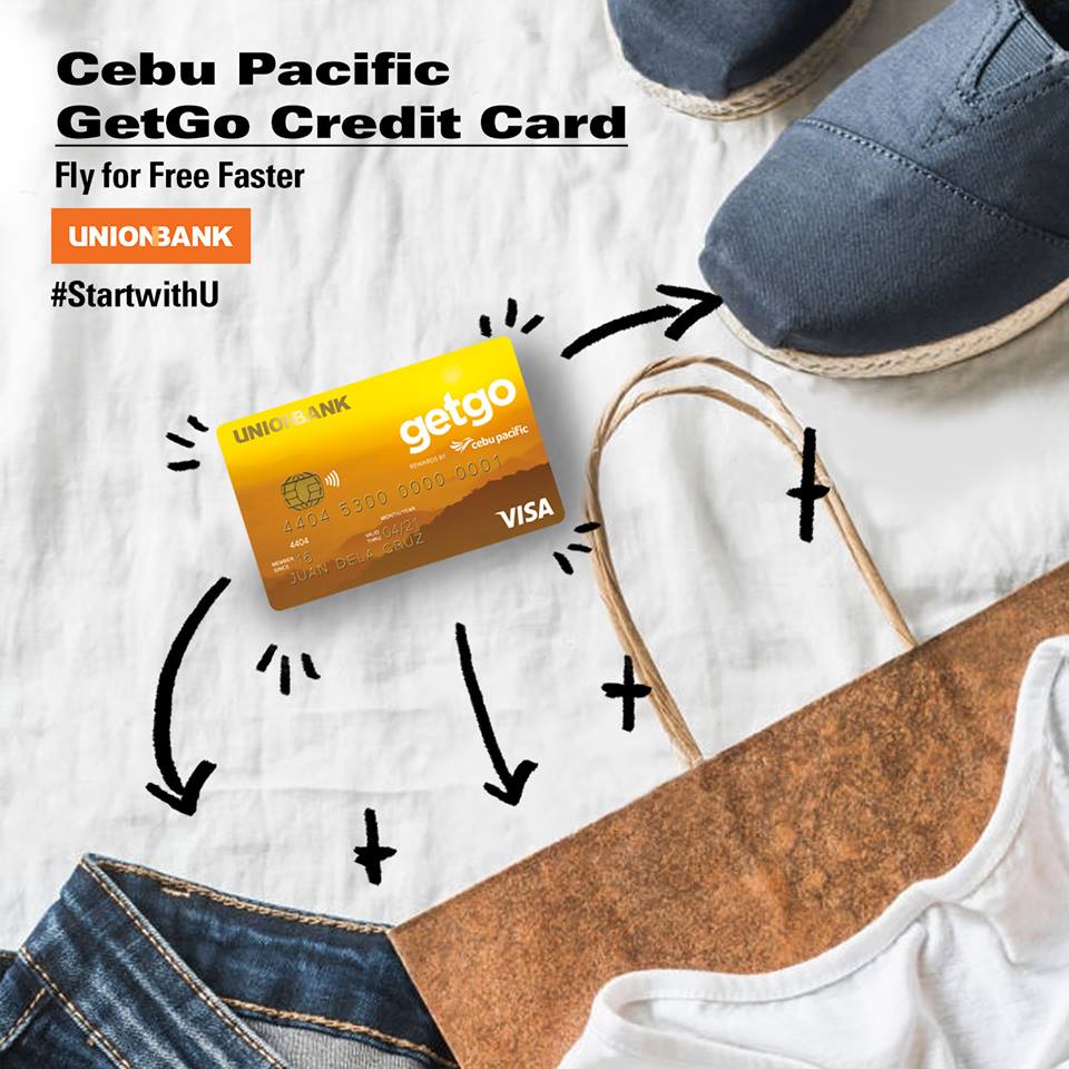 unionbankph's tweet photo. Fly high in style with the Cebu Pacific GetGo Credit Card by UnionBank! Earn GetGo points for every P30 spent. #Flyforfreefaster #PursuePassion #StartwithU
Apply here now: https://t.co/VfcnWF8yn8 https://t.co/b4twv6GJ0d