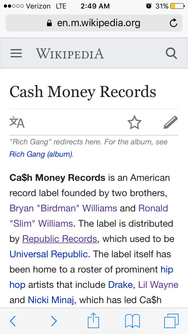 Cash Money Records Wikipedia | Quick Ways To Make Money At Home