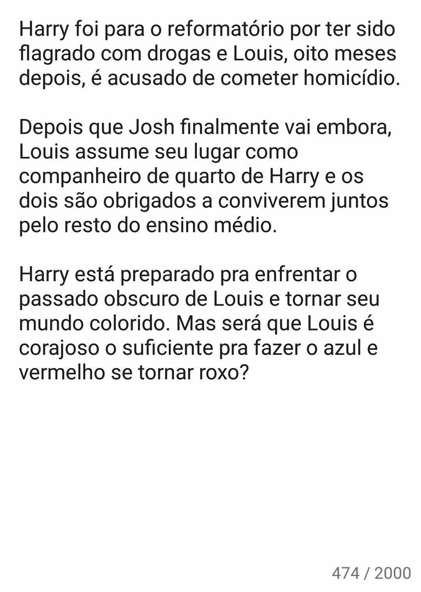 juviewtt's tweet image. JUVIE | LARRY STYLINSON 

🌼 se gostar vote, comente e adicione na sua biblioteca pra receber atualizações 🌼

rt pra ajudar a divulgar!!

my.w.tt/UiNb/RraGZMrjhK