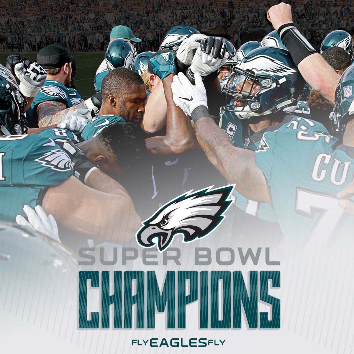 Philadelphia Eagles on X: SUPER. BOWL. CHAMPIONS. #FlyEaglesFly   / X