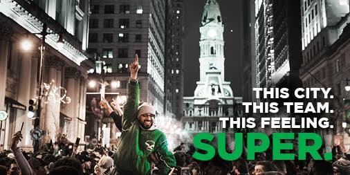 Now fly on home, Birds. We love you! XOXO #flyeaglesfly #Superbowl #visitphilly 

📷: Alex Mihalcea