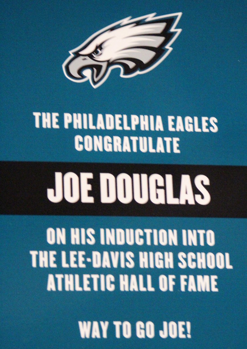 hanoversports's tweet photo. ALERT: Congrats to @LDHSAthletics Hall of Famer, @Eagles VP of Player Personnel Joe Douglas for winning #SuperBowlLII ! https://t.co/yffmlTmQMc