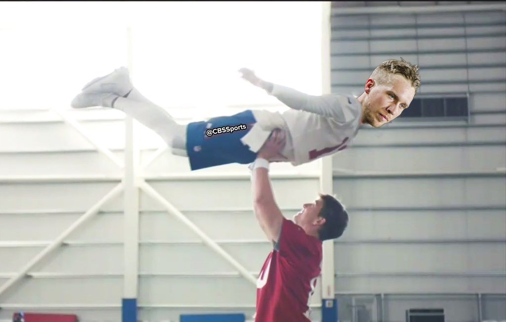 CBSSports's tweet image. tfw you're the only 2 QBs to defeat Tom Brady in a Super Bowl