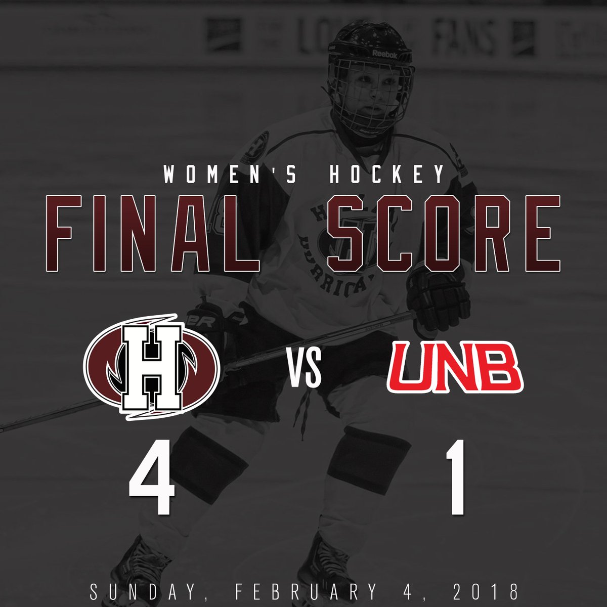 Today's 'Canes hockey recap.  The <a href="/canesWhockey/">Holland Hurricanes W Hockey🏒</a> team won an important road game in Fredericton over UNB to securely hold first place in the standings.
