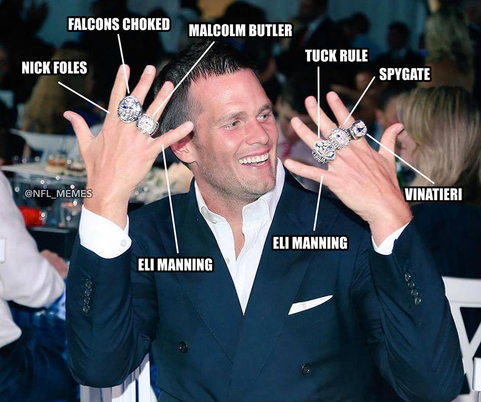NFL Memes on Twitter "UPDATED Tom Brady ring breakdown..…