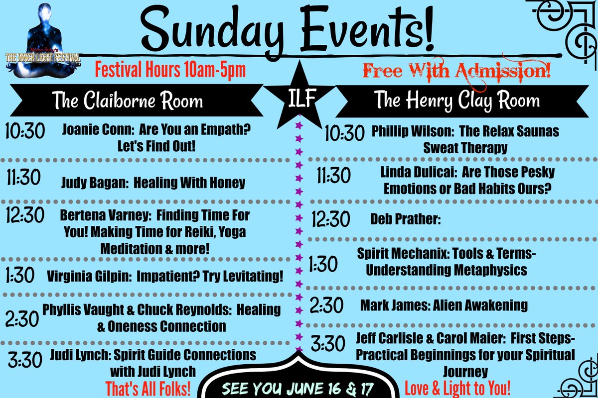 InnerLightLex's tweet photo. Did you know... @InnerLightLex  is THIS WEEKEND???? Tickets are CHEAPER Online!  Grab yours now! Free Seminars! Meet the @GhostBrothersDA. Shop from over 64 Vendors &amp; Merchants! https://t.co/dFJ72HCVZI https://t.co/uj0cpEr5MI