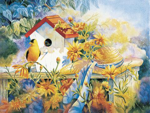 MrPuzzleHead's tweet photo. #jigsawpuzzle A New Song 300pc Jigsaw Puzzle by Kathleen Denis  https://t.co/552R7eyG3V https://t.co/f1FKFiczAJ