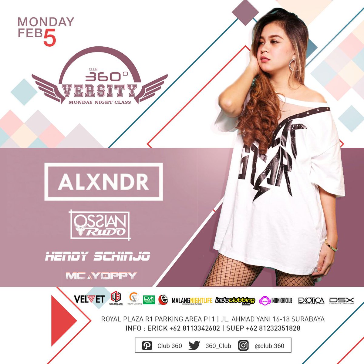 ErickSunur26's tweet photo. KampusParty #360Versity @360_Club Tonight cc @AroundSurabaya @EventBooming @SbyEvents @lnfosurabaya https://t.co/a7DK4gbdQ1