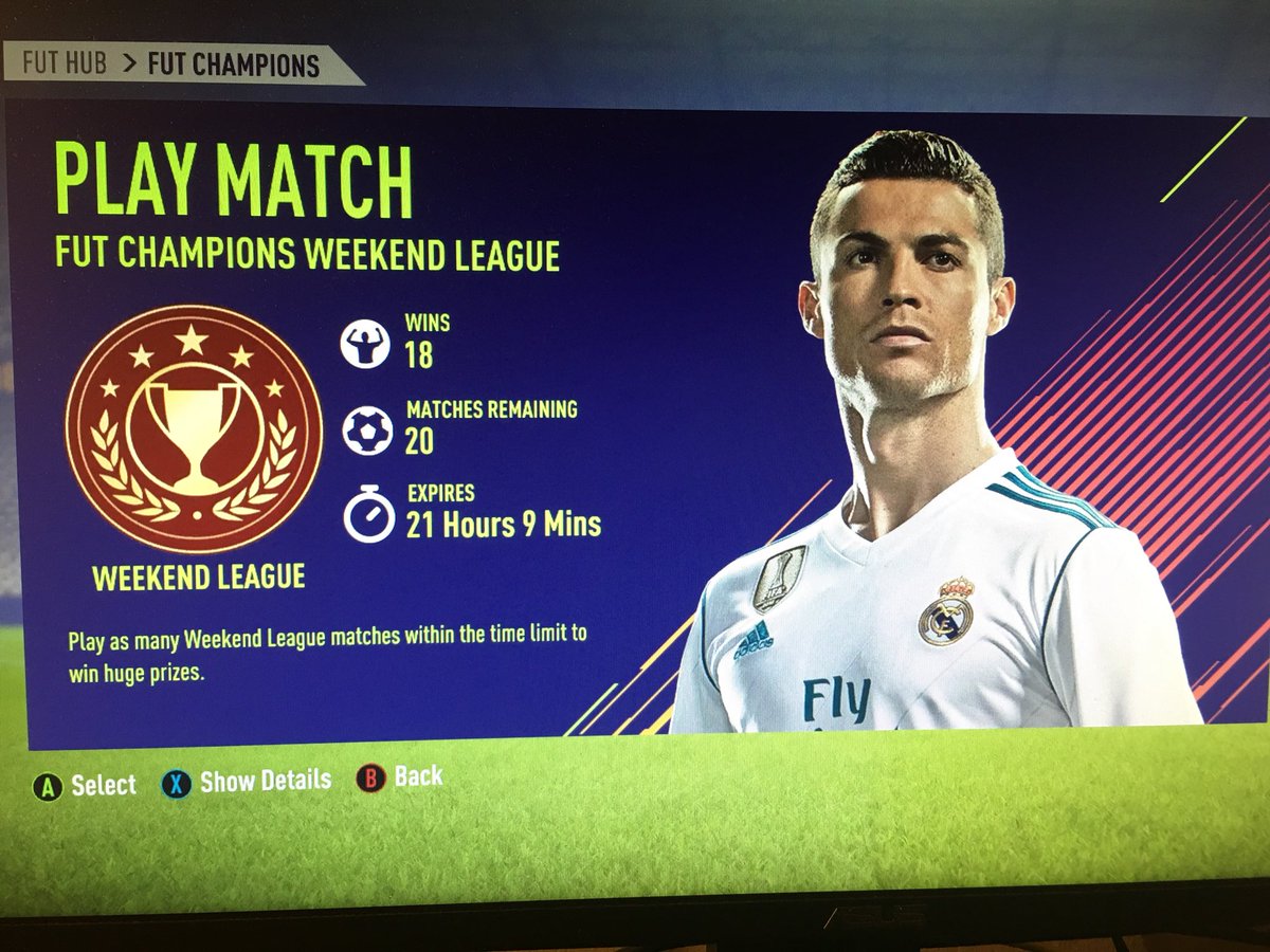 BenzP7_'s tweet photo. 2/4 Done! Lost one to quality player and one to a average player due to my own mistake so can’t complain. Gameplay is so horrible atm but let’s go! #Fifa18 #FUTChampions #DelayedAF https://t.co/8u8LUPxldi