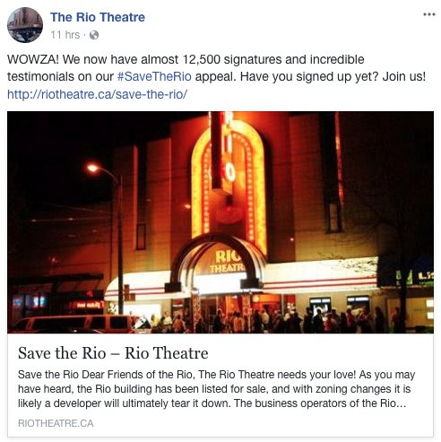 peelersthefilm's tweet photo. It's time to #SavetheRio!! @peelersthefilm had both its #CastAndCrew and #WorldPremiere screenings @RioTheatre and they need everyone's help!! Let's not let this theatre disappear!! https://t.co/luhUBvH7pr #TheRioTheatre #PeelersTheFilm #SignAndSave https://t.co/OLKVU8X0tJ