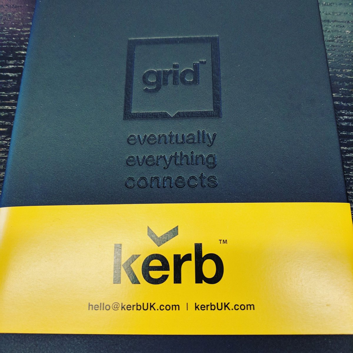 Rosicadia's tweet photo. Co-workers visiting from London brought me a lovely new notebook today. β€οΈπππ #gridsmartercities #eventuallyeverythingconnects https://t.co/dfwP4FpjAI