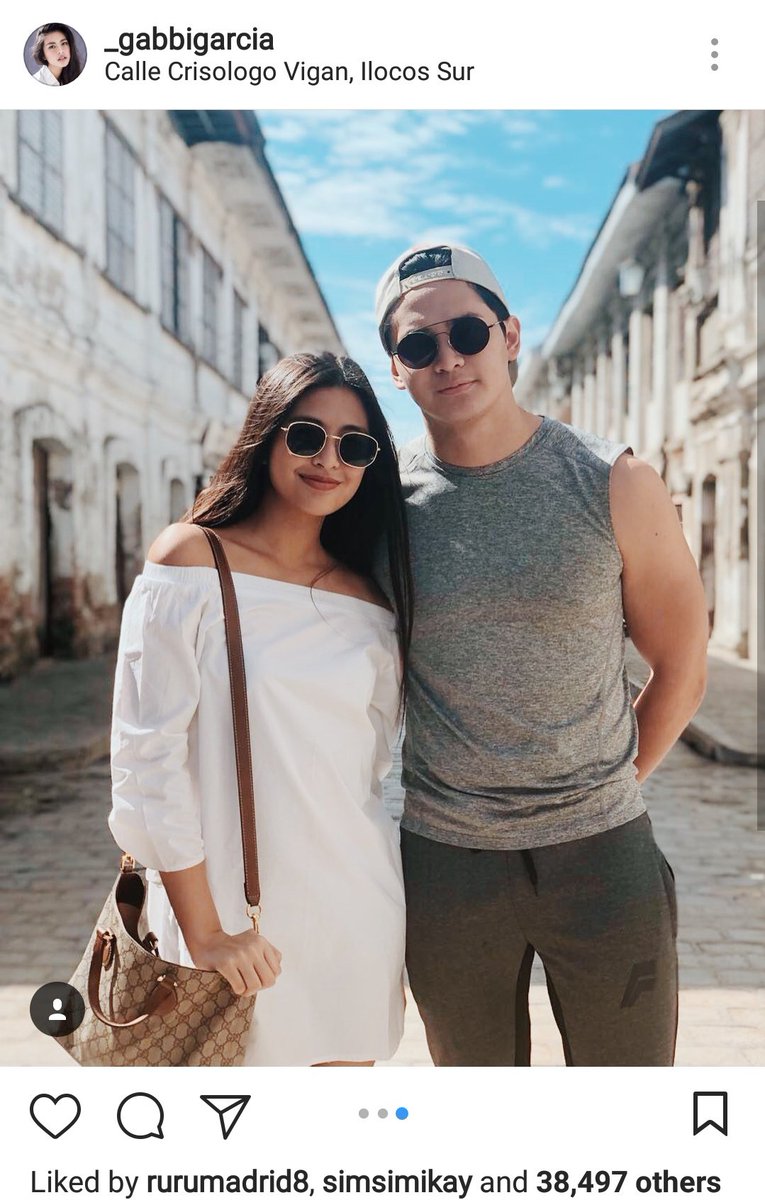 Fedspar1's tweet photo. Bat ganun kinikilig parin ako sa inyong dalawa @_gabbigarcia @Rurumadrid8 https://t.co/41cb37YK6A