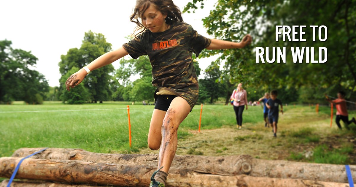 ACTION SHOT! Are you running into the week with as much determination as this? thelittlewelly.co.uk #activekids #muddyfun #ocrkids #mudrun #mondaymotivation