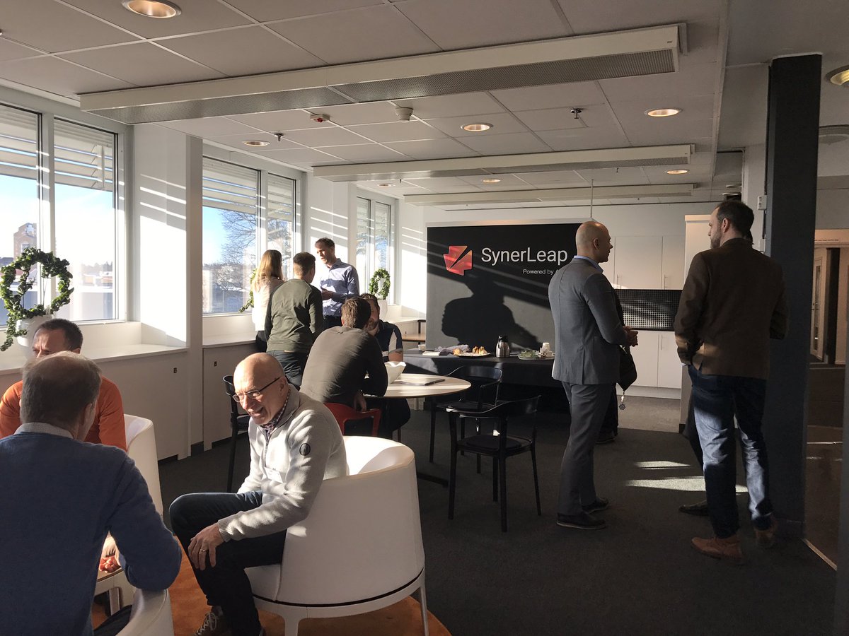 Synergies exchange on-going!  <a href="/SynerLeap/">SynerLeap</a> and @createincubator companies at @JanssonNorin "extern juridik" introduction. Great to collaborate with our partners!