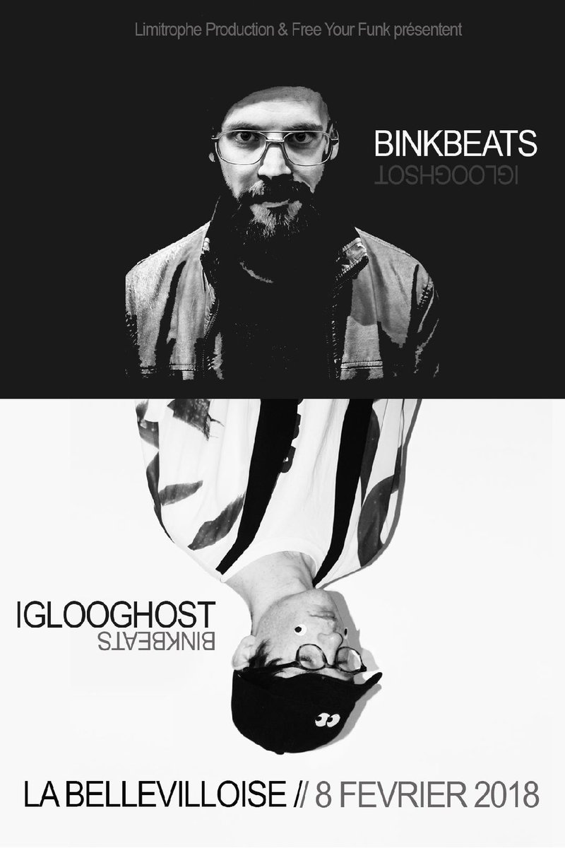 Ce jeudi 8 Fevrier, #1rsttime in Paris <a href="/Binkbeats/">Binkbeats</a> et <a href="/IGLOOGHOST/">Iglꙩꙩghost</a> @labellevilloise Presales: bit.ly/2i0EqhW