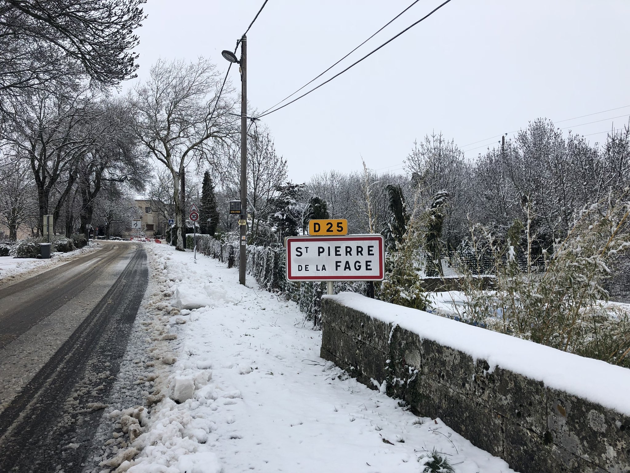 Météo Hérault on Twitter "SaintPierredelaFage sous 5 à 6 cm de 