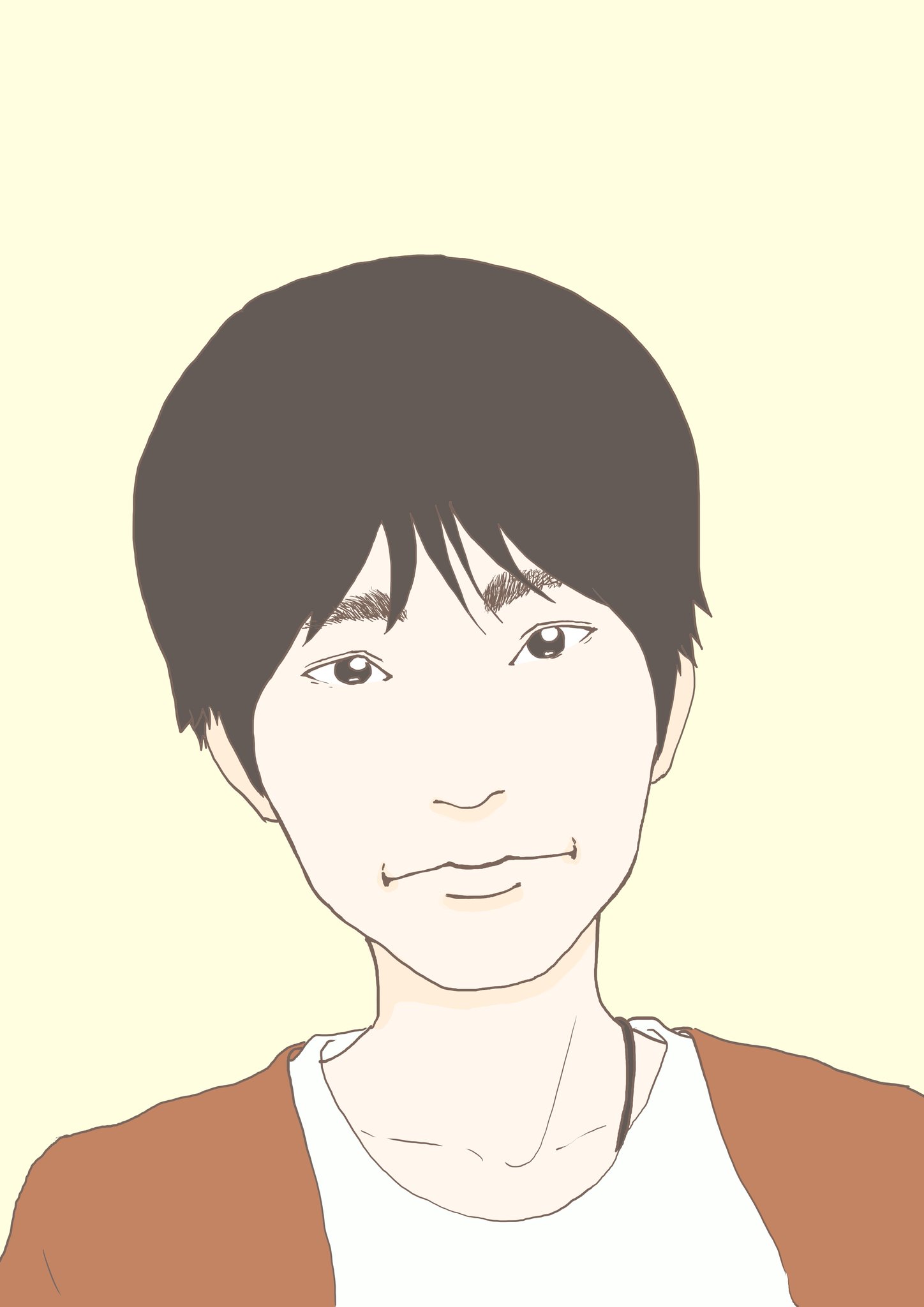 しこふ Twitterren マサムネさん描いてたら随分若くなっちゃった Illustration イラスト 似顔絵 草野マサムネ スピッツ