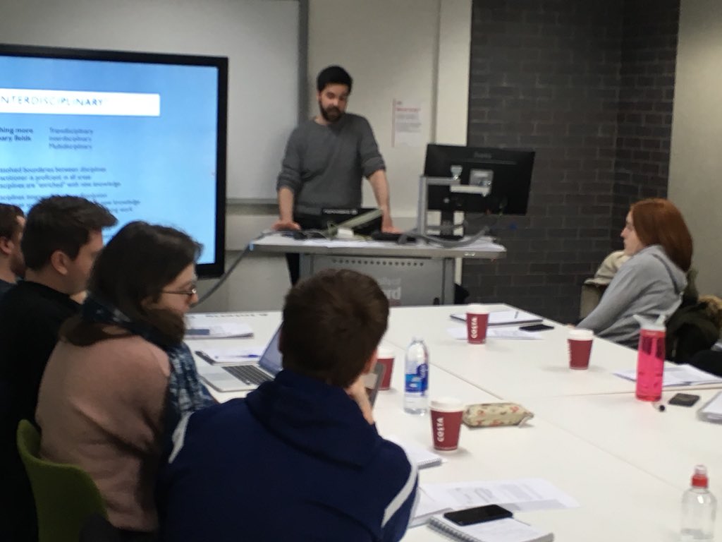 BA_Performance's tweet photo. #MAContemporary PerformancePractices @SalfordUni Monday morning with @manolimoriaty #CreativeInteractions https://t.co/hxz31uJL7m
