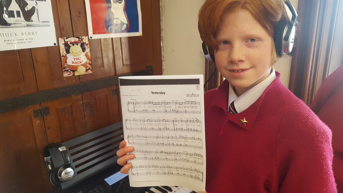 AHPrepMusic's tweet photo. Year 7 in @AHPS_Music have just chosen their favourite #Beatles piece for arranging in their Band! #musicisfun #readyforGCSE #MusicalFutures @AllHallowsSch https://t.co/zG7c5yaZha