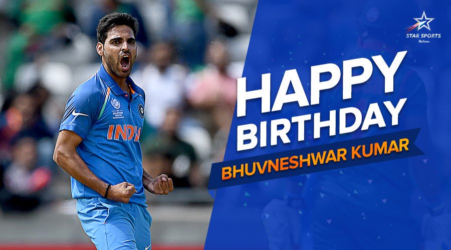 Happy Birthday Bhuvneshwar Kumar 