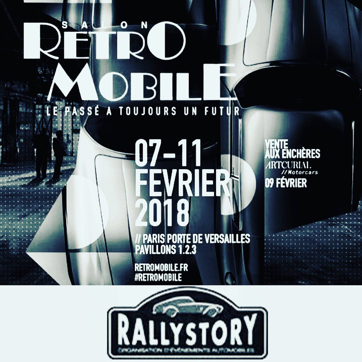 RALLYSTORY's tweet photo. ⚠️ Retromobile 2018 ⚠️ Nous vous attendons sur le stand (hall 1, F107) de Rallystory ‼️
A l’occasion de la nocturne du mercredi 7, nous aurons le plaisir de vous présenter la saison 2018.
#classiccar #retromobile https://t.co/VocTKLHlsW