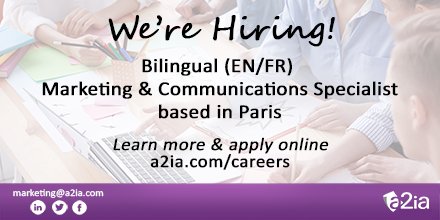Join our global team as a #Marketing &amp; Communications Specialist, based in #Paris. Learn more &amp; apply online bit.ly/2BE8NyA #hiring #marketingjobs #Parisjobs #AISoftware #marketing #carriere #emploi #job
