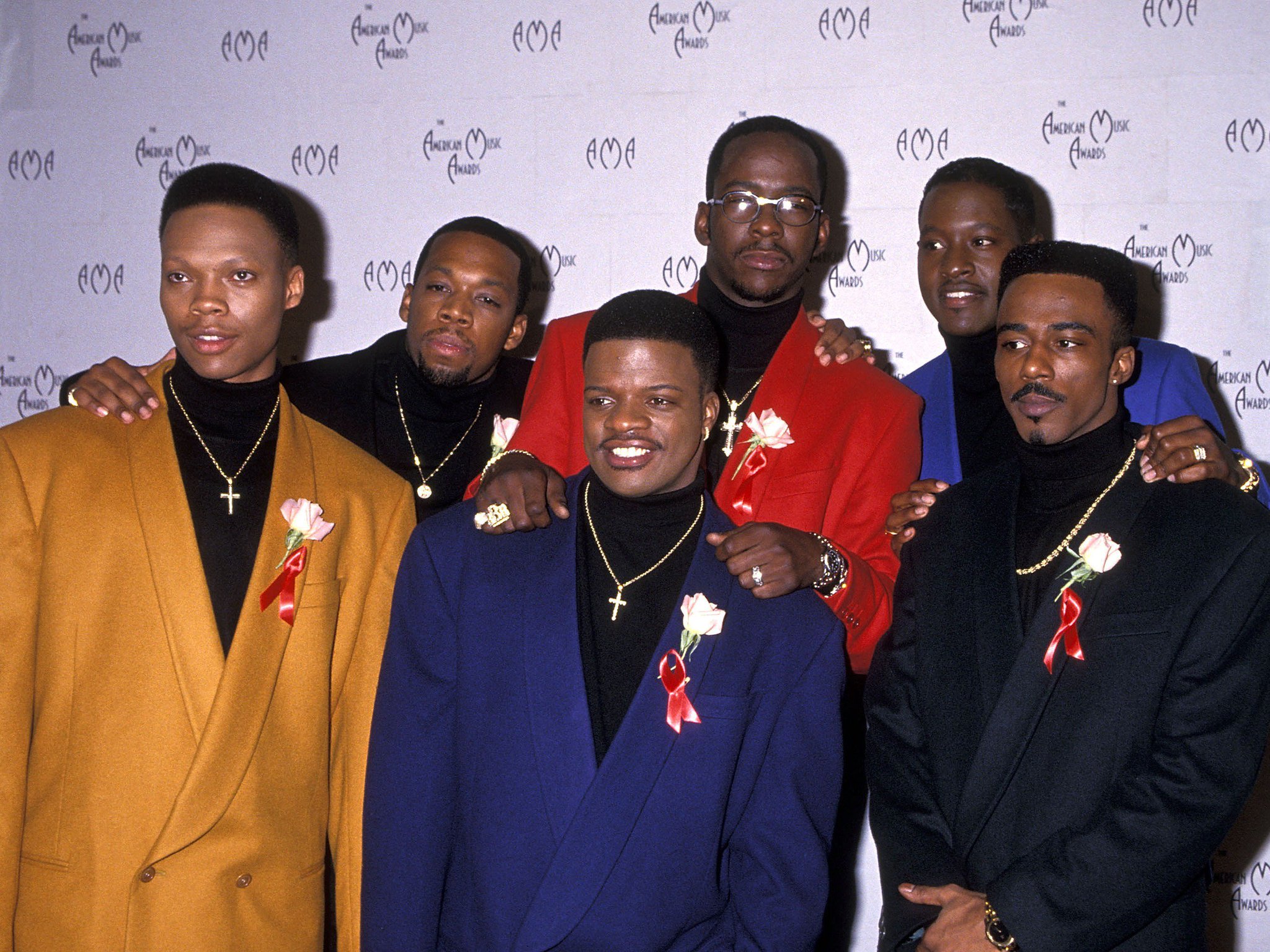 Happy Birthday to Bobby Brown(red jacket) who turns 49 today! 