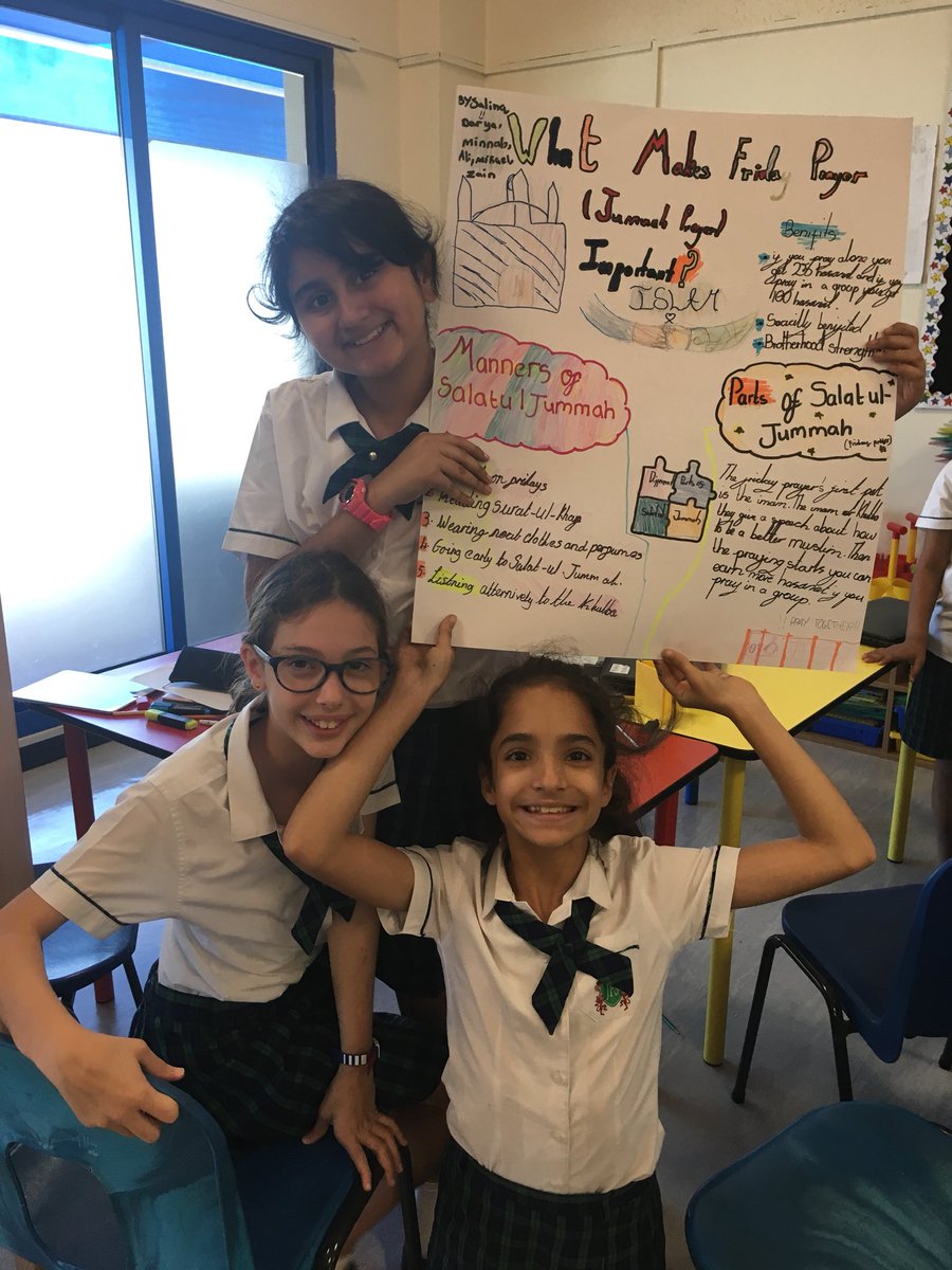 JPS_Islamic's tweet photo. DARYA , SALINA & MINNAH you do a wonderful project about Salatu Al Jummah. Well done GIRLS ๐๐ผ๐๐ผ๐๐ผ @JPSDubai @KHDA @JPS_Year5 #JPSlearning #JPSsuccess https://t.co/iIWaPOZAwo