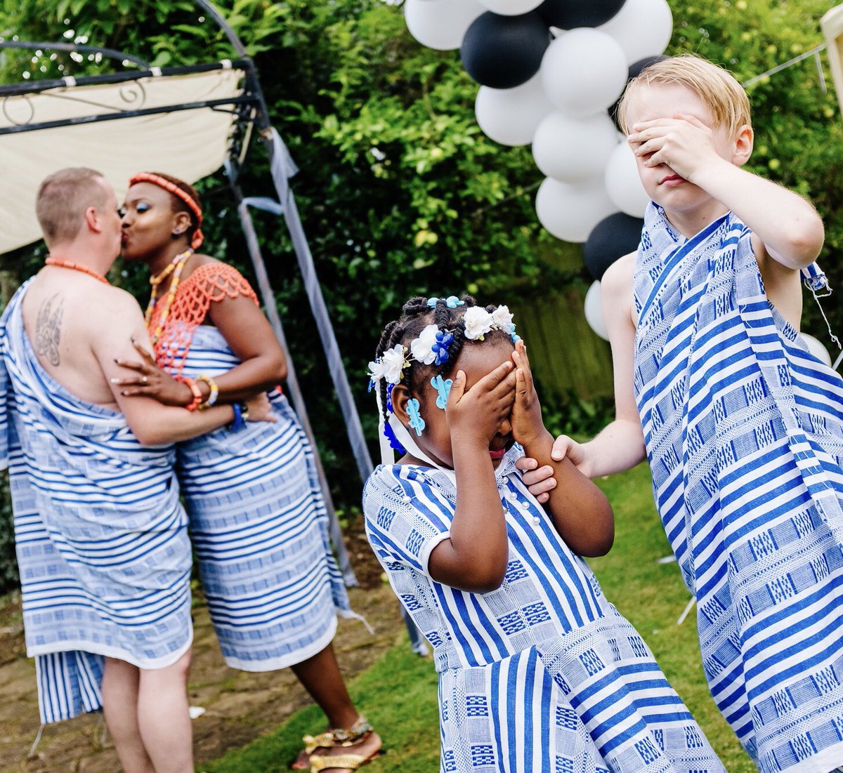 DonerryBW's tweet photo. Our blended family is just amazing for us. The kids get on so well despite the age difference - itโs the only difference they see #donerry #loveseesnocolor #blendedfamily #interracialfamily #interracialmarriage https://t.co/6vPTDeTDAg