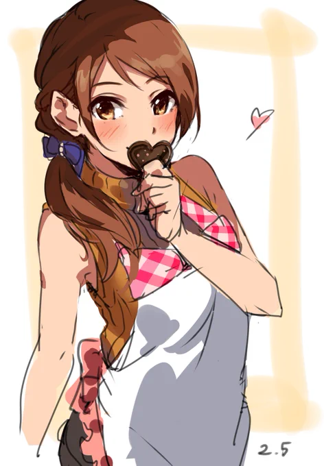 バレンタイン加蓮が可愛かったって絵 