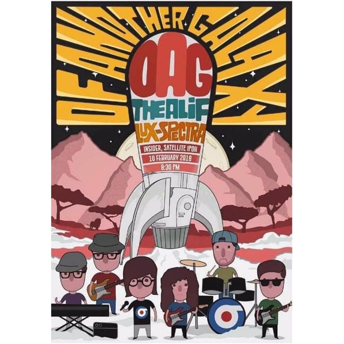 4. OAG: OF ANOTHER GALAXY | 10th Feb (SAT) | 8.30pm | Venue: Insider Satellite Ipoh | RM50 (Tix) RM60 (Tix + CD)