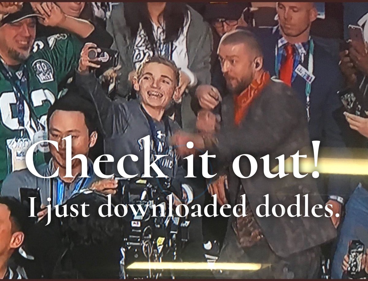 pirkeyjo's tweet photo. #halftimekid #SelfieKid #JustinTimberlake #dodles #PepsiHalftime #SuperBowlHalftime https://t.co/IlygEh6caI