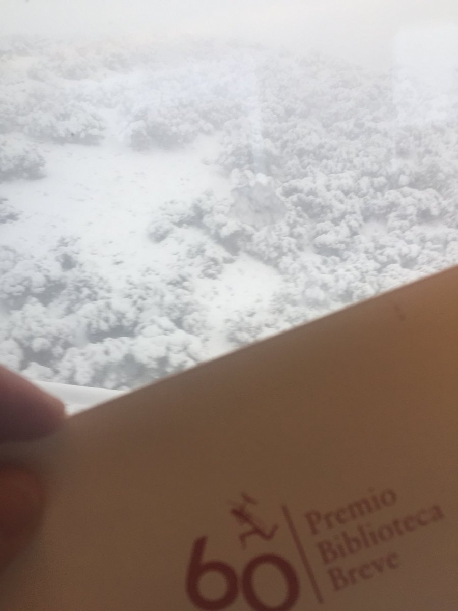 Con nieve #AlBreveEnAve @Seix_Barral @Renfe