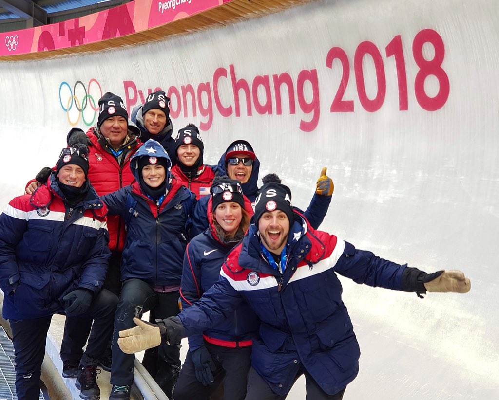Track walk ✅ Training starts tomorrow!! #TeamUSA #USALuge